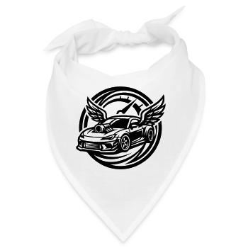 Auto Tuning Tacho - Bandana - Weiß - Vorne
