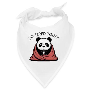 Panda Kuscheltraum unter Decke - Bandana - Weiß - Vorne