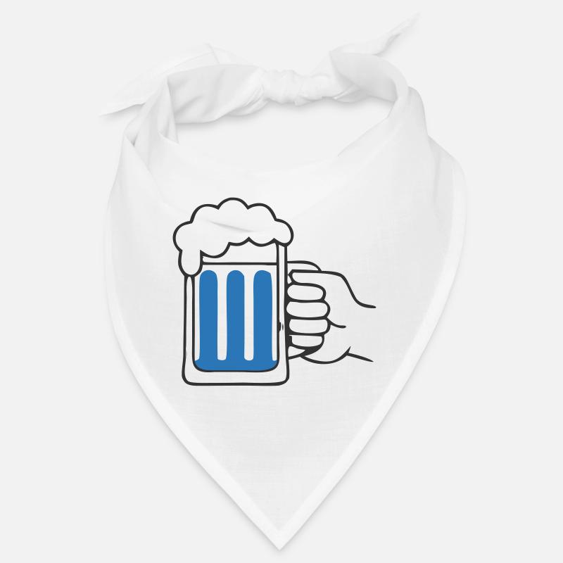 Tenir la main une chope de bière Santé Bandana