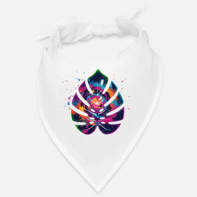 Conception de la feuille d’explosion de couleur Bandana