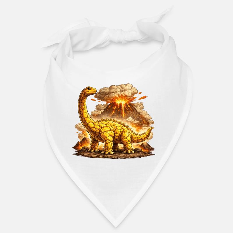 Brontosaurus Vulkaneruption Bandana