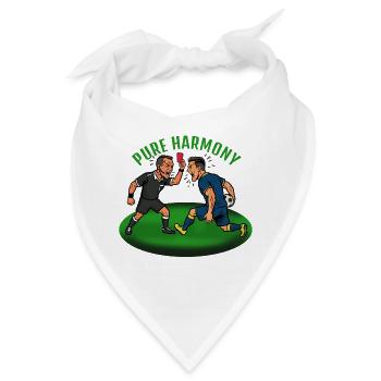 Pure Harmony: Meckern im Fußball - Bandana - Weiß - Vorne