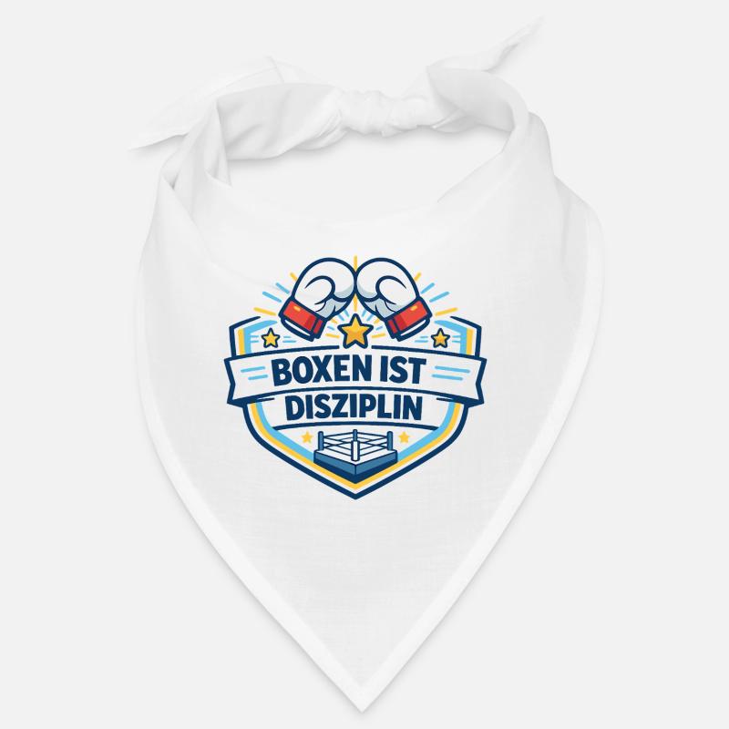 Kraftvoller Boxkampf Crest Bandana