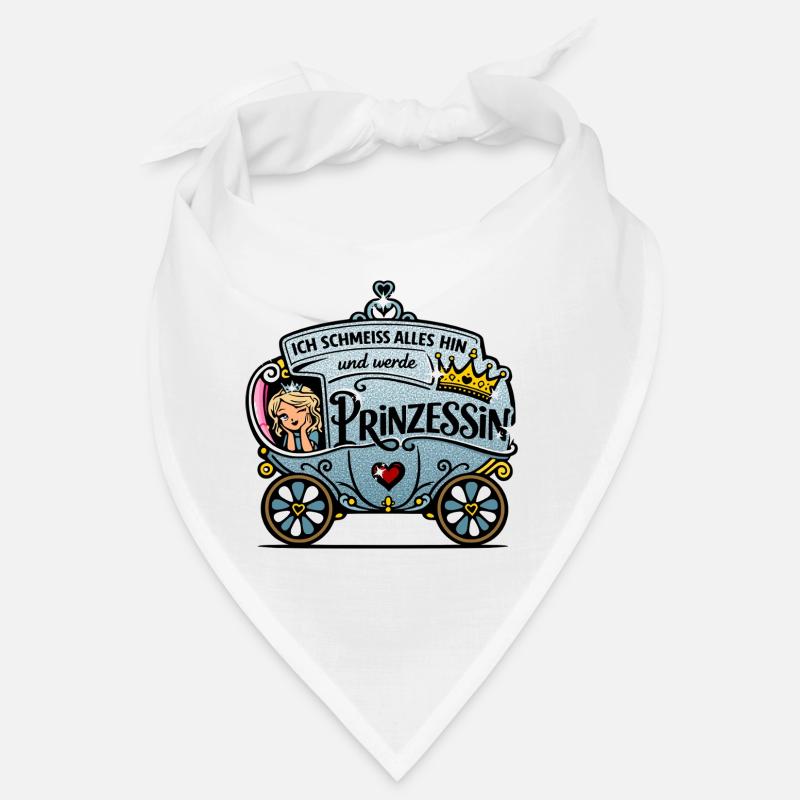 Ich werd Prinzessin Glitzerkutsche Bandana