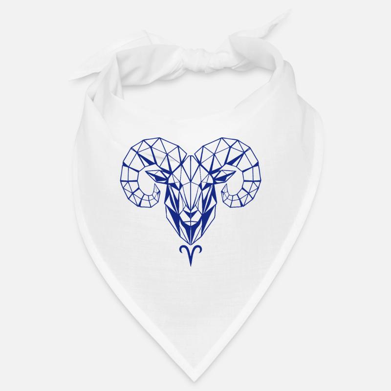 Geometric ram's head polygon Bandana