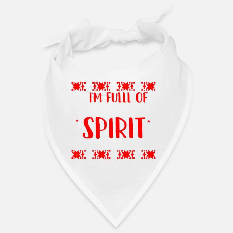 Voll mit Weihnachtsgeist-Vodka-Tee Bandana