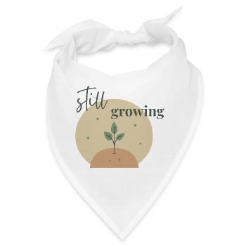 Still Growing: Pflanze aus Erde - Bandana - Weiß - Vorne