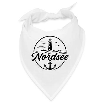 Nordsee - Bandana - Weiß - Vorne