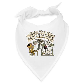 KI Liebhaber - Bandana - Weiß - Vorne