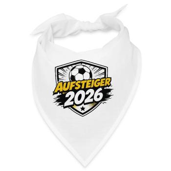 Aufsteiger 2026 Shield - Bandana - Weiß - Vorne