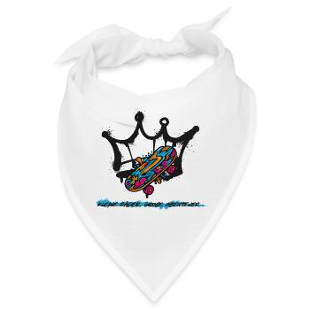 Skatershirt für Kids - Bandana - Weiß - Vorne