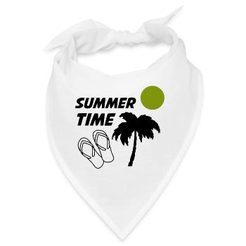 Summertime - Bandana - Weiß - Vorne