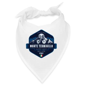 Monte Terminillo, Apenninen, Rieti, Lazio, Italien - Bandana - Weiß - Vorne