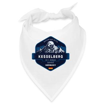 Kesselberg, Bayerische Alpen, Bayern, Deutschland - Bandana - Weiß - Vorne