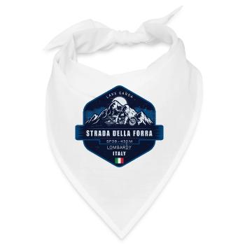 Strada della Forra, Gardasee, Italien - Bandana - Weiß - Vorne
