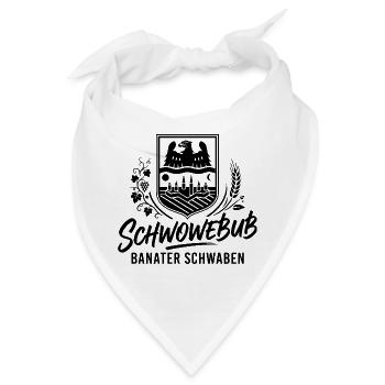 Banater Schwaben | Schwowebub | Tradition - Bandana - Weiß - Vorne