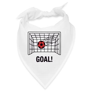 Fussballer Wappen Stadium Hero - Bandana - Weiß - Vorne