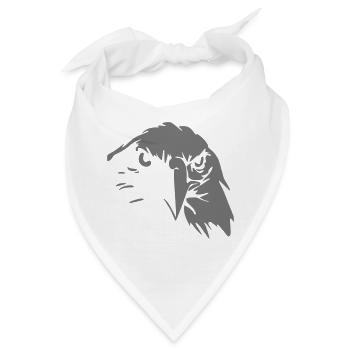 Greifvogel - Bandana - Weiß - Vorne