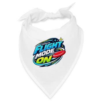 Flugmodus Aktiv - Bandana - Weiß - Vorne