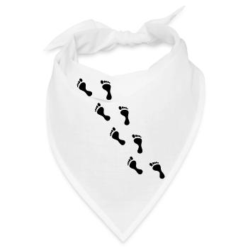 Spuren - Bandana - Weiß - Vorne