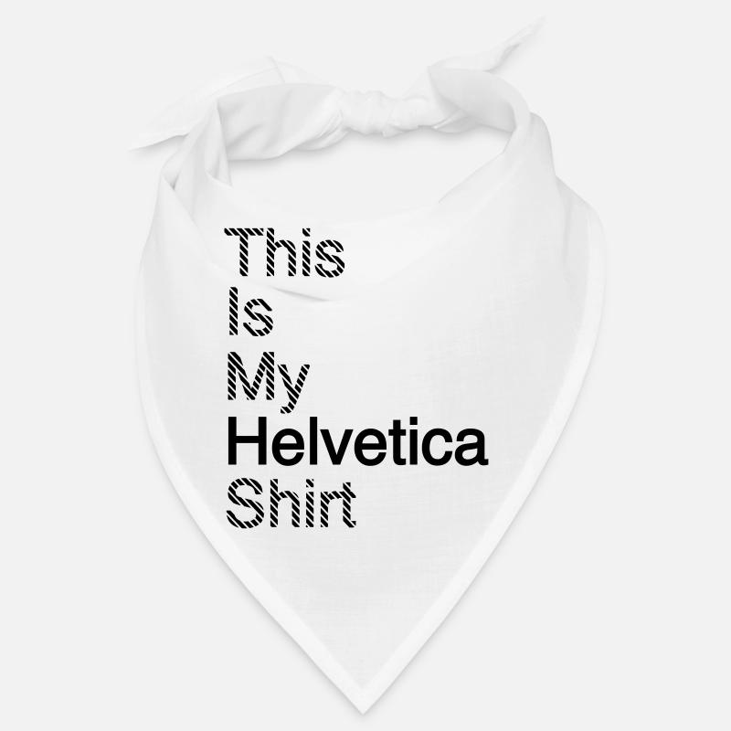 Typografie Shirt Grafikdesign Geschenkindee Bandana