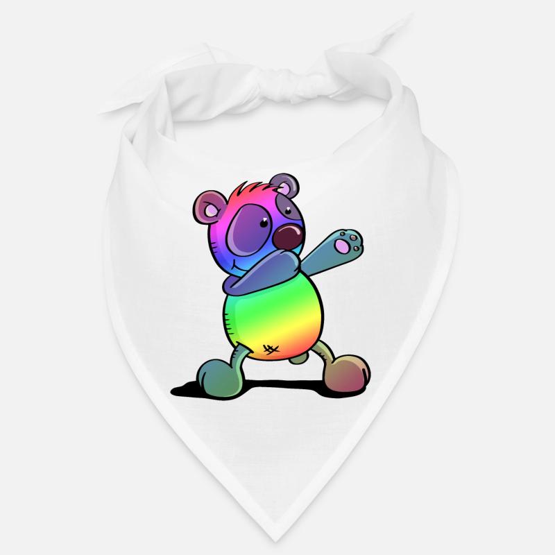Bunter Pandabär - Dab Dance - Dabbing - Panda Bandana
