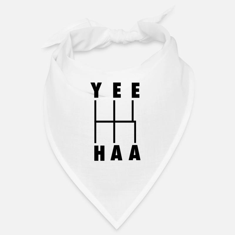 yeehaa! Manual gear shift scheme black Bandana