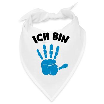 ich bin 5 - Bandana - Weiß - Vorne