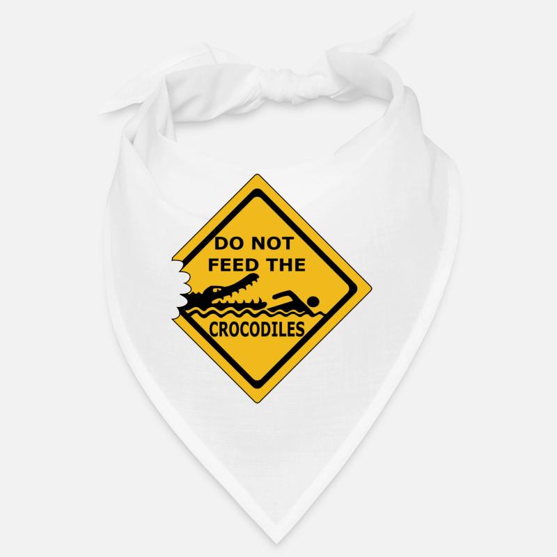 Do not feed crocodiles Bandana