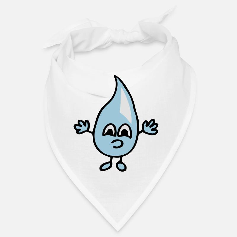 Petites gouttes d'eau - Bandana - blanc