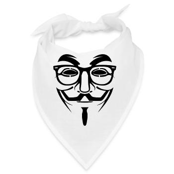 Geek Anonymous - Bandana - Weiß - Vorne
