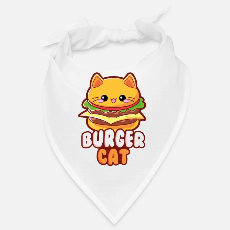Burger Cat / Burger Katze moodrush Bandana