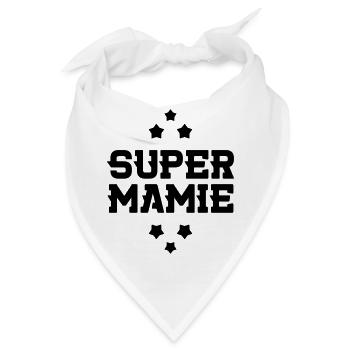 Großmütter / Oma / Mami / Großmutter / Mamy - Bandana - Weiß - Vorne