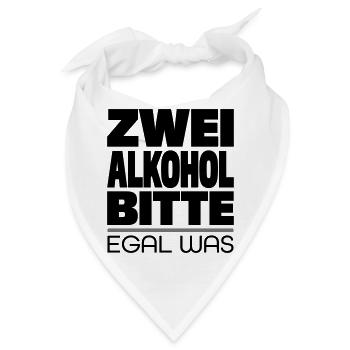 Trinkspruch - Bandana - Weiß - Vorne