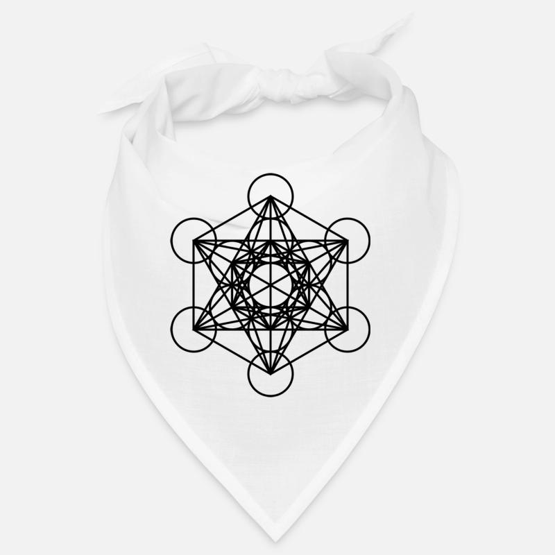 Metatron's Cube Cube gift idea Bandana