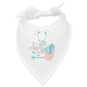 Believe in Yourself - Bandana - Weiß - Vorne