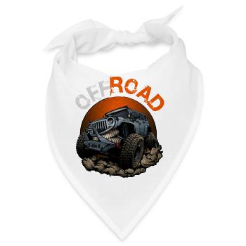 Offroad-Fahrzeug - Bandana - Weiß - Vorne