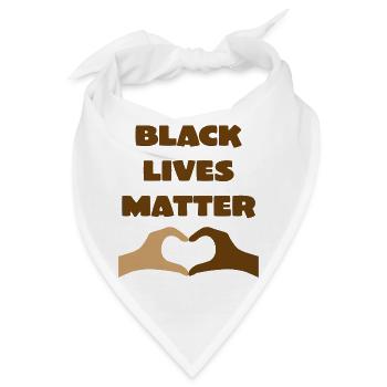 Black Lives Matter - Bandana - Weiß - Vorne