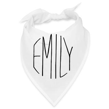Emily Geschenk - Bandana - Weiß - Vorne