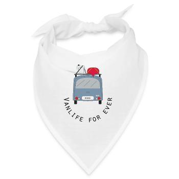 Van Leben für immer - Bandana - Weiß - Vorne