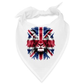 British Lion - Bandana - Weiß - Vorne