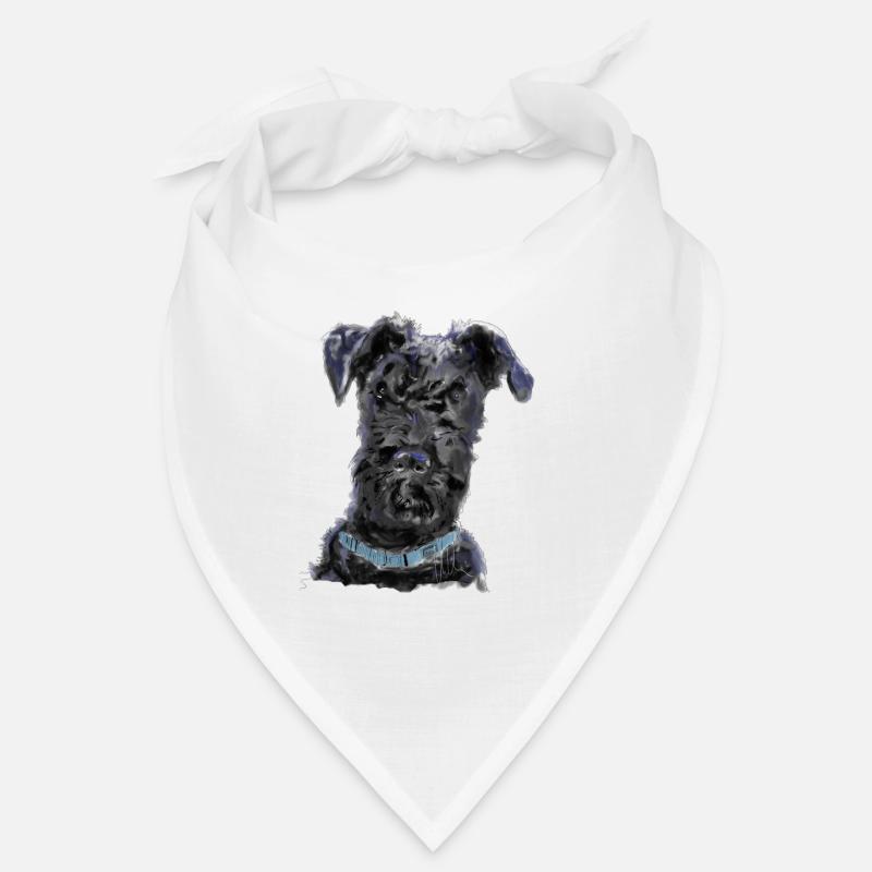 Kerry Blue Terrier - Bandana - Weiß