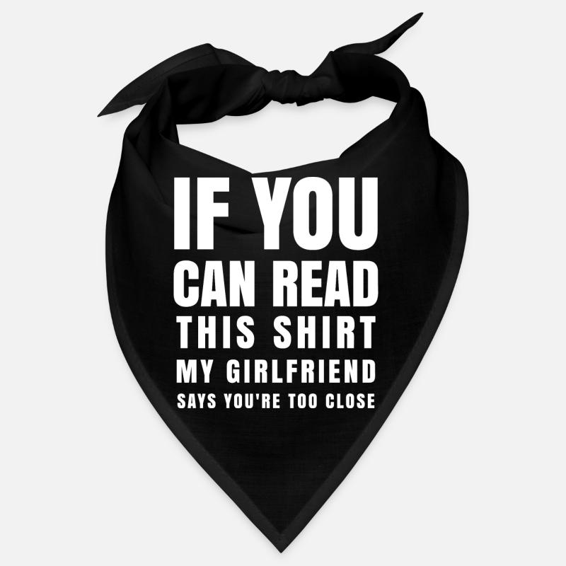 Funny Boyfriend Saying Valentine Gift for Him Men Bandana