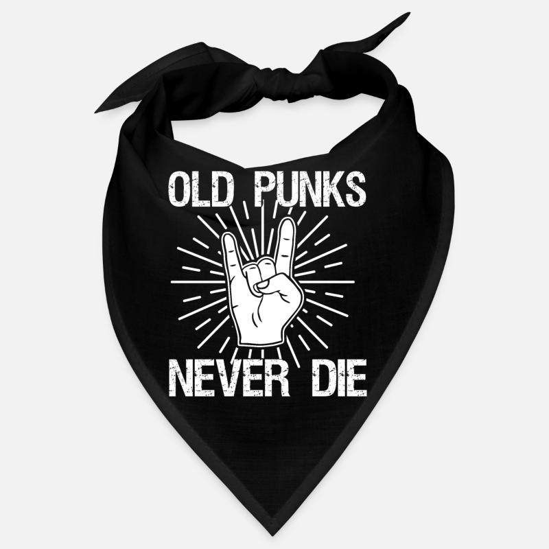 Old Punks Never Die Punkrock disant cadeau Bandana