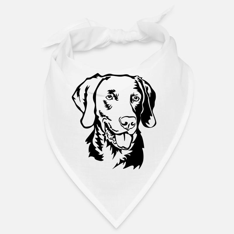 Weimaraner Kopf Bandana