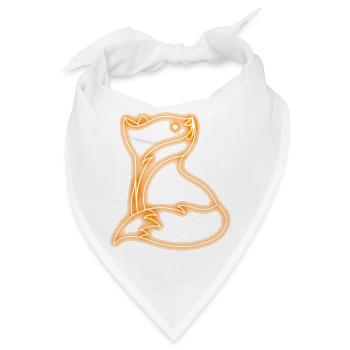 Leuchte-Fuchs - Bandana - Weiß - Vorne