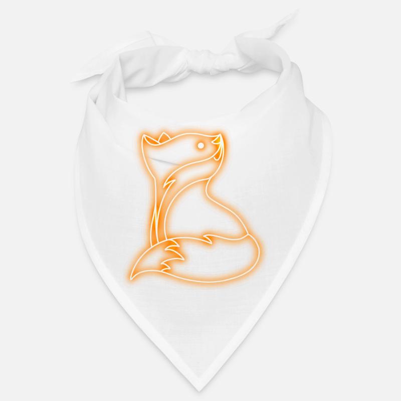 Lamp-Fox - Bandana - white