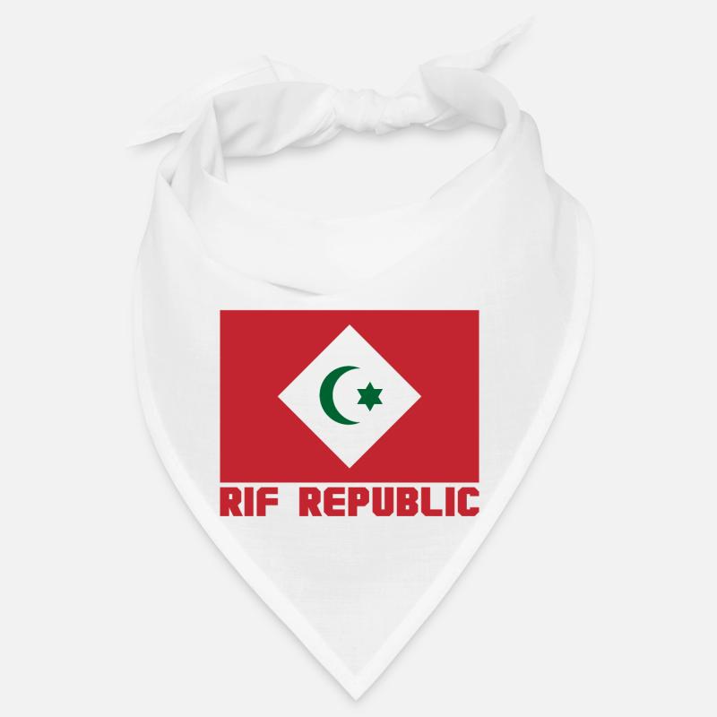 République du Rif - Bandana - blanc