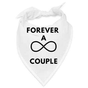Forever A Couple - Bandana - Weiß - Vorne