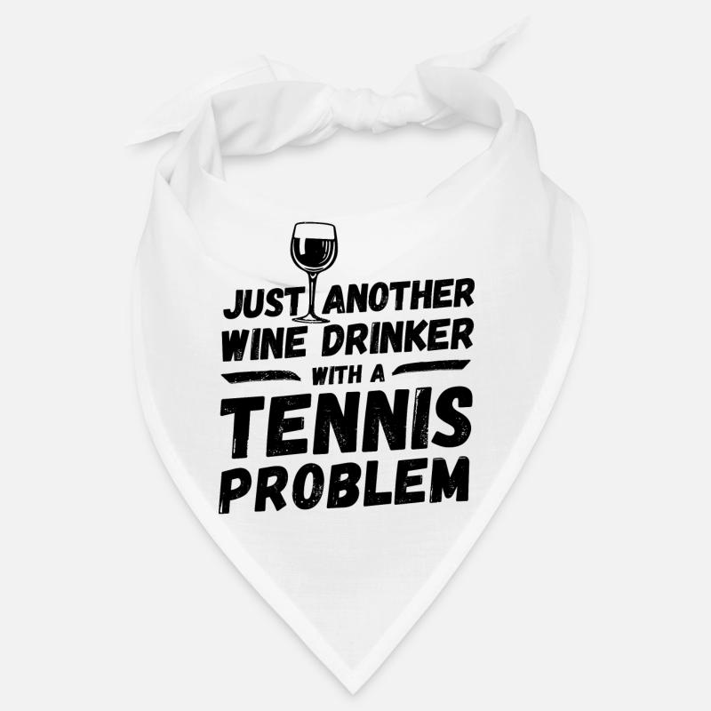 Just another wine drinker with a tennis problem Bandana